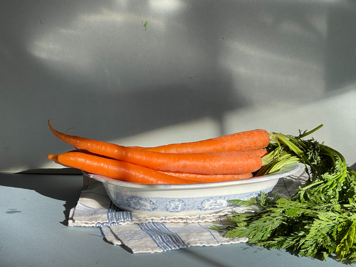 carrots-in-dish-sitting-on-towel