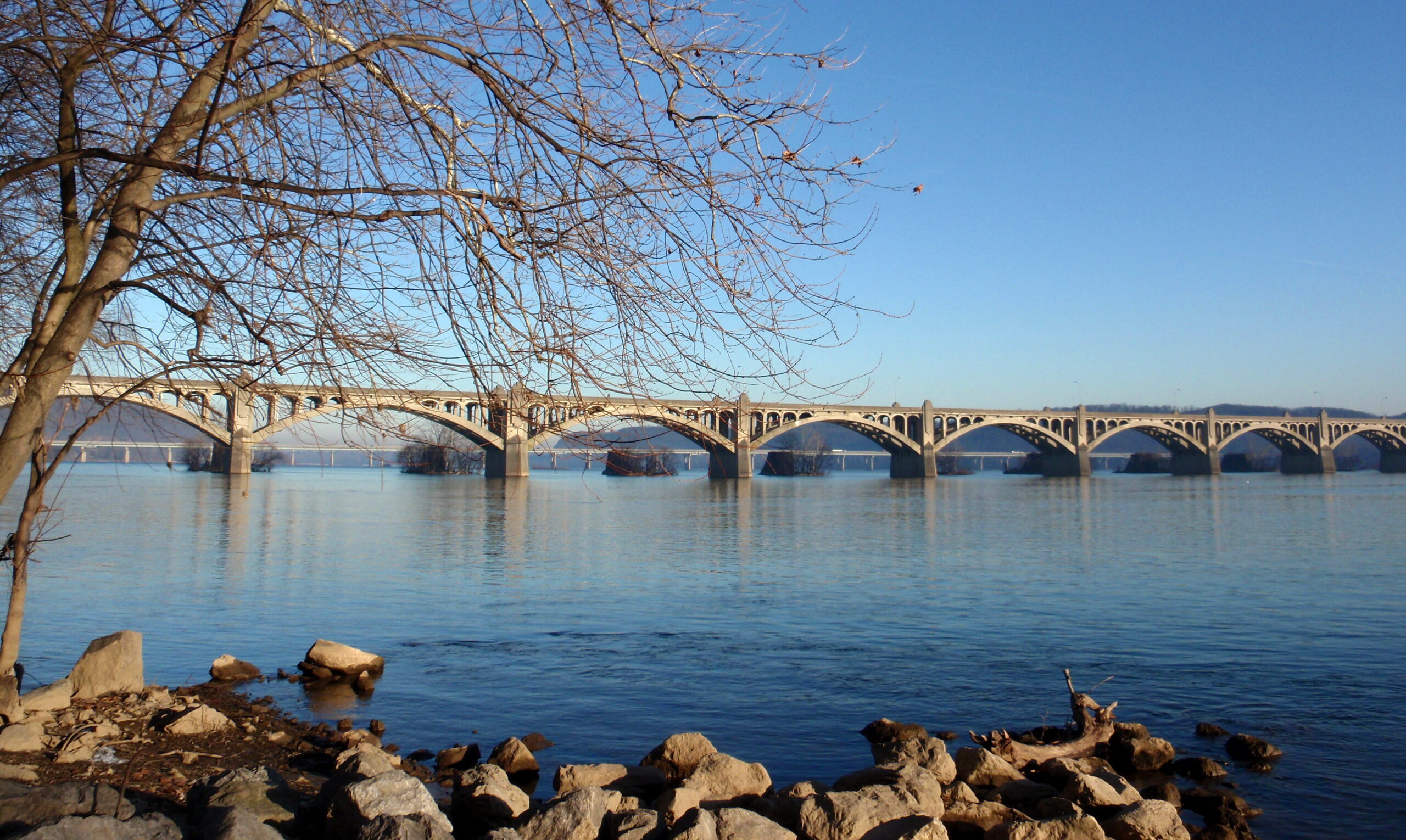 Wrightsville Veterans Memorial Bridge artist reference photo