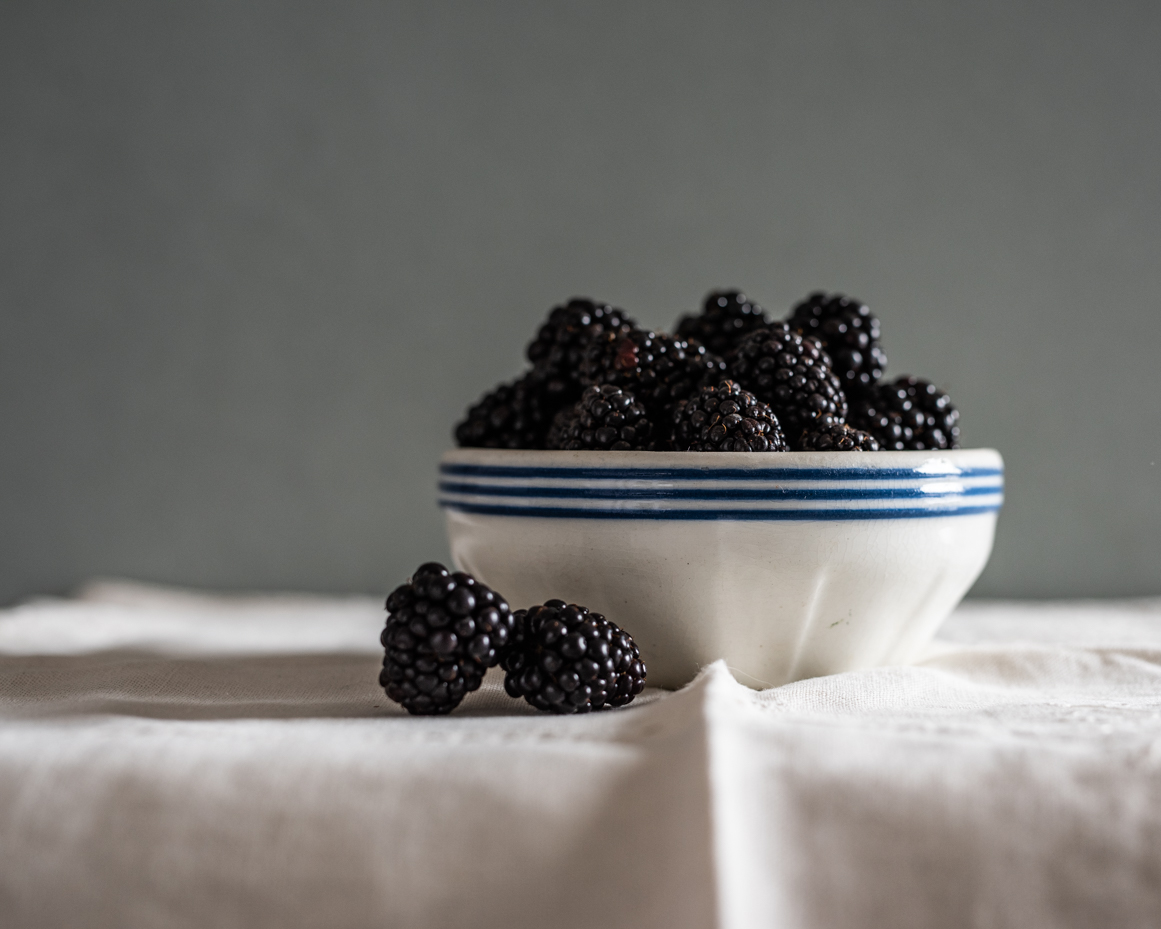 blackberries-in-a-white-and-blue-bowl-on-a-neutral-cloth-artist-reference-photo