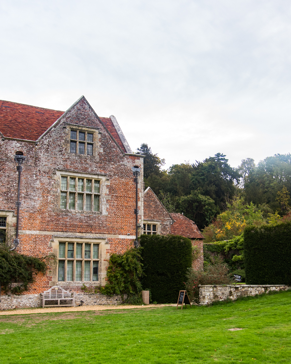English manor house garden facade with benches artist reference photo