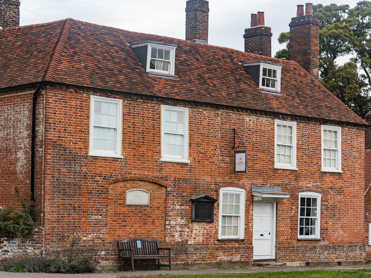Historic English Brick House Facade with Dormer Windows artist reference photo