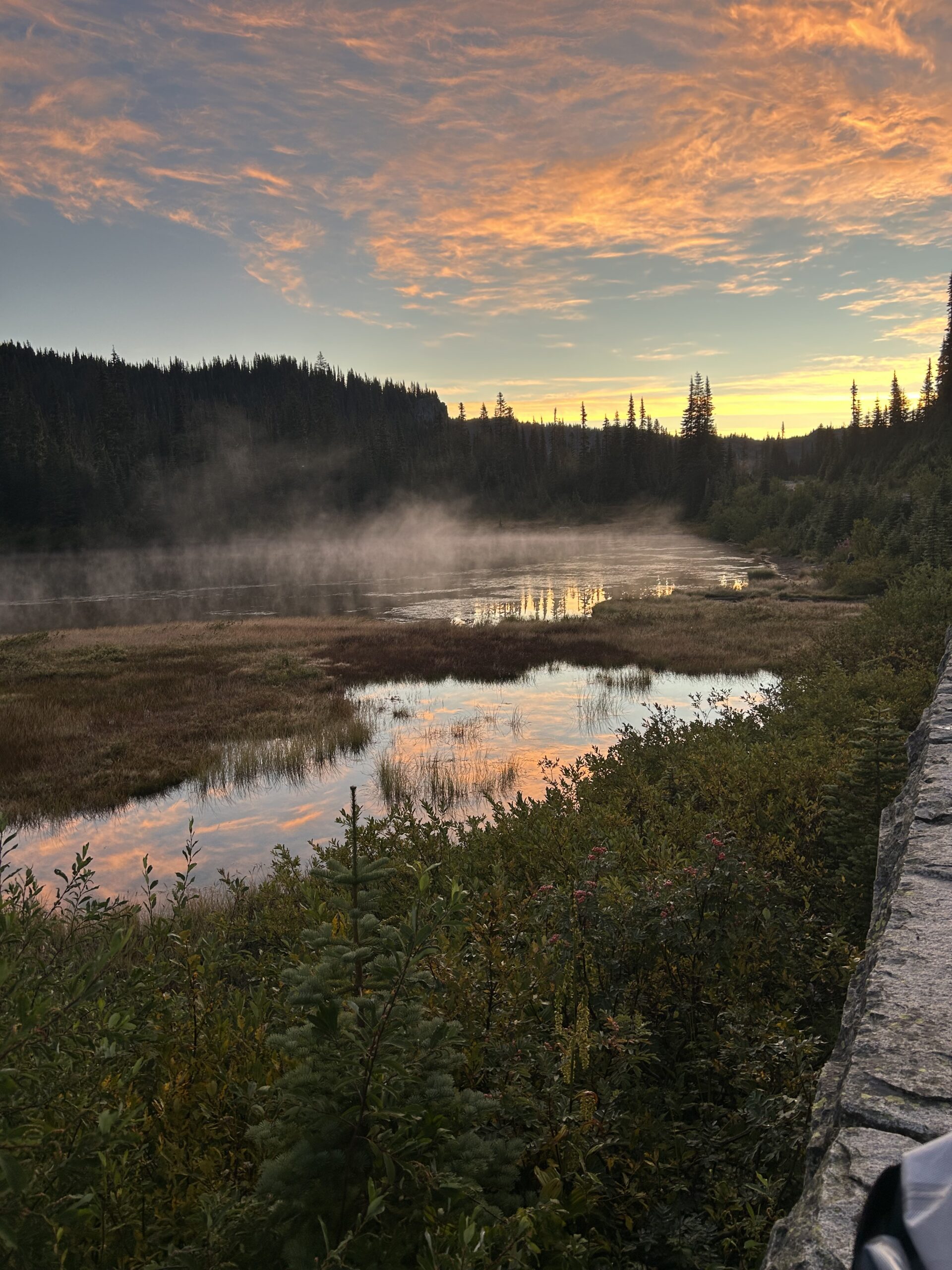 Misty Mountain Lake at Sunrise – artist reference photo