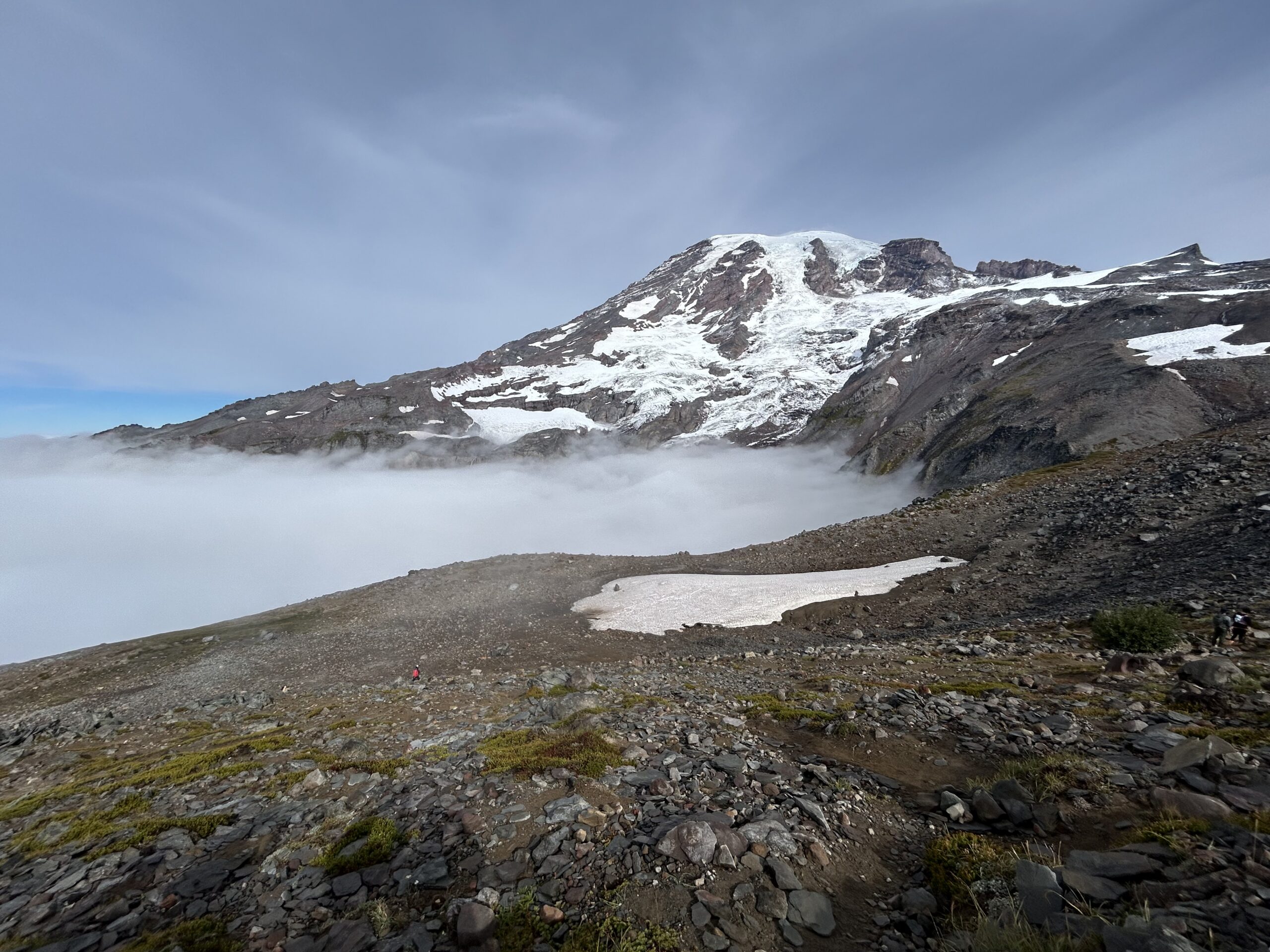Mount Rainier Above the Clouds – artist reference photo