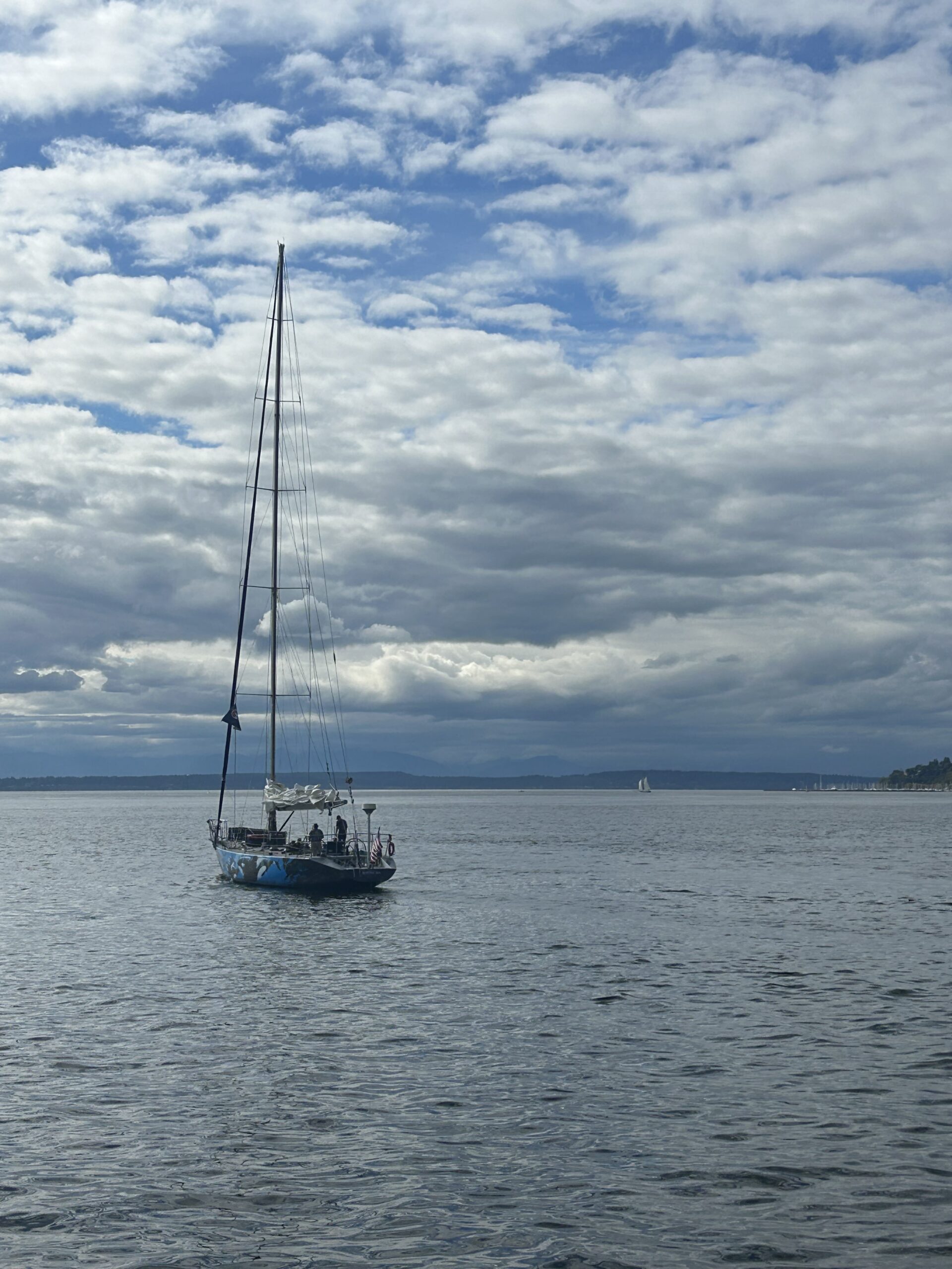 Sailboat on Puget Sound, Seattle – artist reference photo